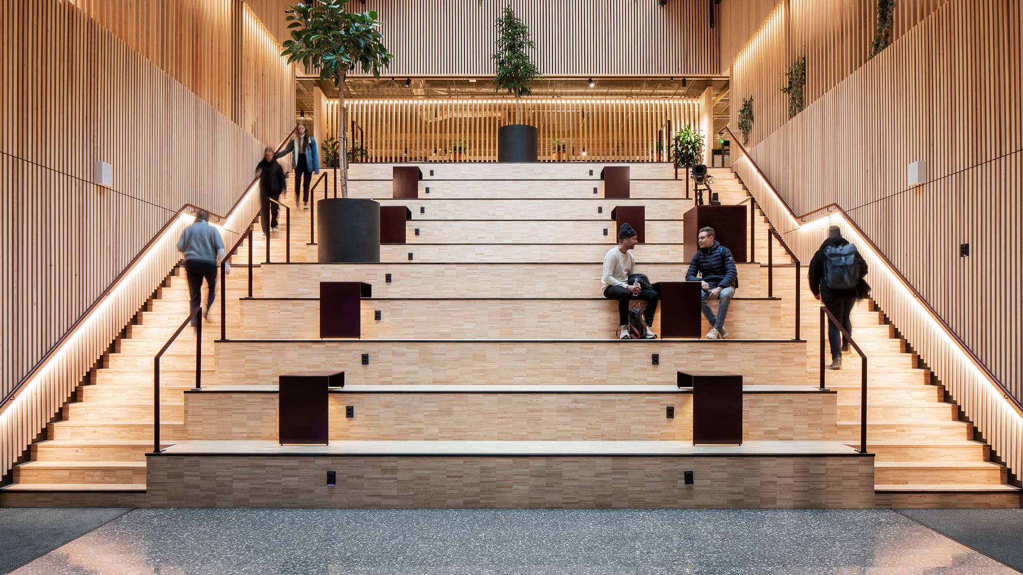 Campus Borlänge Gradängtrappa